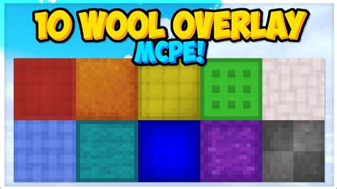 Top 10 Wool Overlay Texture Pack Mcpe For Pvp Support 116 Version