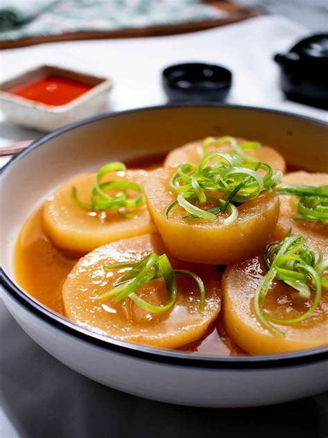Easy Daikon Radish In Miso Broth Joyful Dumplings