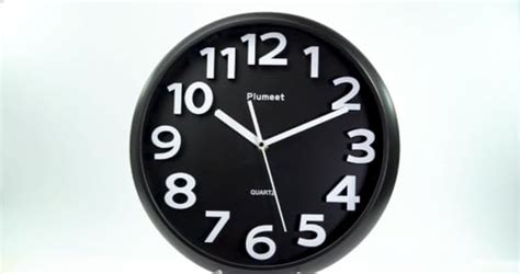 Tempus Tc6236rf Contemporary Commercial Wall Clock With