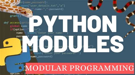Python Modules Tutorial How To Use The Python Standard Library Youtube