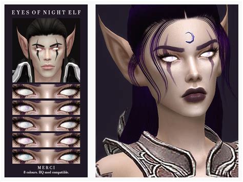 Eyes Of Night Elf By Merci At Tsr Sims 4 Updates