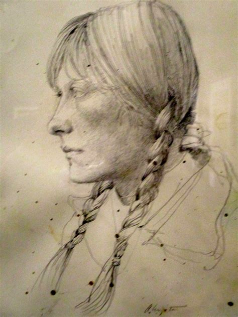 Dale Dimauro Andrew Wyeth Portrait Drawings