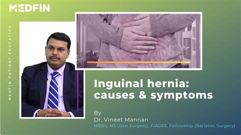 Inguinal Hernia Its Causes And Symptoms Youtube