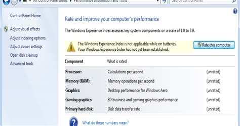 Cara Mengetahui Rating Laptop Rate This Computer Pada Windows 7