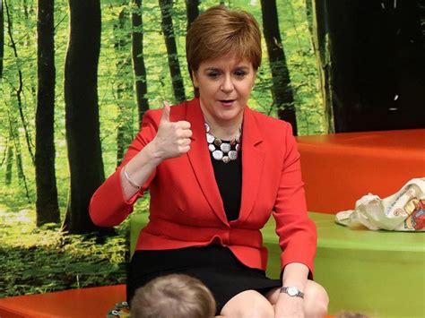 Nicola sturgeon is the first minister of scotland and the leader of the snp. Nicola Sturgeon learns Baby Shark moves at children's ...