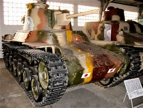 Type 97 Shinhoto Chi Ha Japanese Ww2 Medium Tank In
