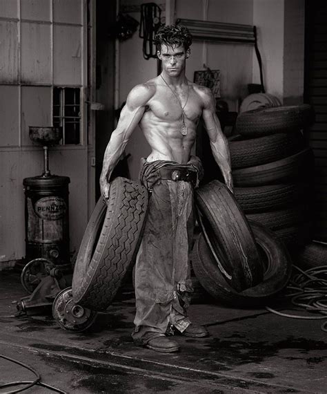 Herb Ritts Fred With Tires Los Angeles The Body Shop Series Herb Ritts Herbs Fashion