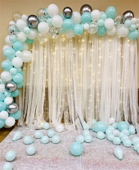 tiffany blue backdrop sweet 16 party decorations tiffany blue birthday party sweet sixteen