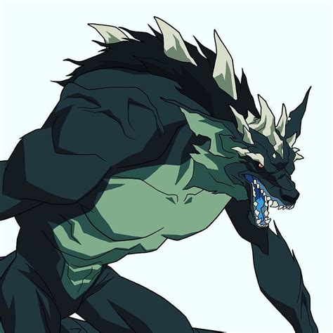 Beast Boy As A Demonic Werewolf From Justice League V Teen Titans