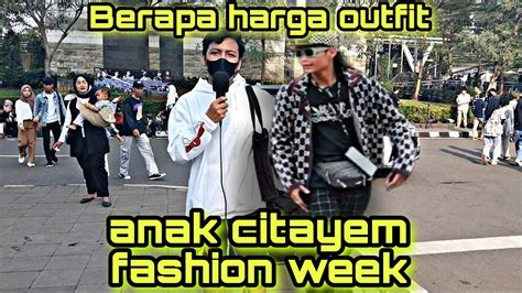 Berapa Harga Outfit Bonge Citayam Fashion Week Edisi Cowo Cowo Youtube