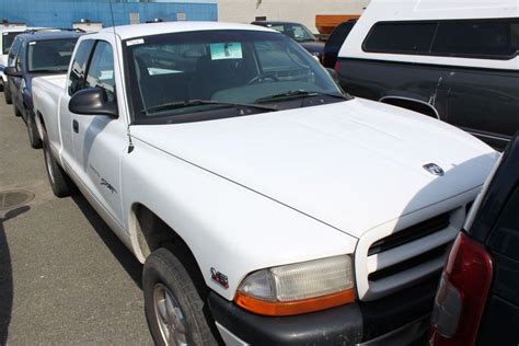 2000 White Dodge Dakota Sport 2dr Pick Up Able Auctions