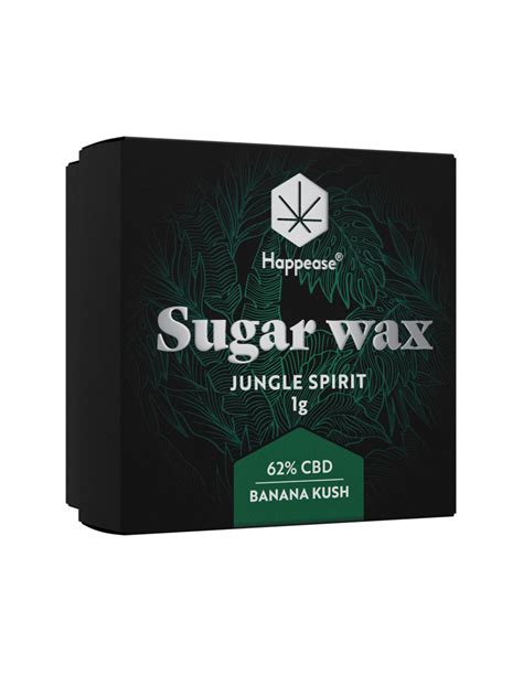Extracto O Resina Cbd Happease Sugar Wax Formulación Jungle Spirit 62