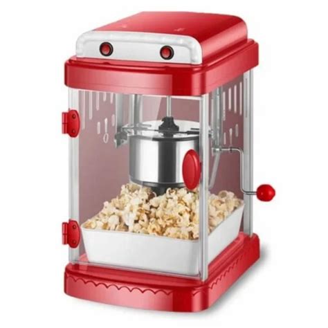 Electric Popcorn Maker Automatic Hot Air Oil Popped Corn Popper Diy