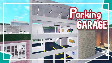 Parking Garage Speed Build Bloxburg City Part 11 Youtube