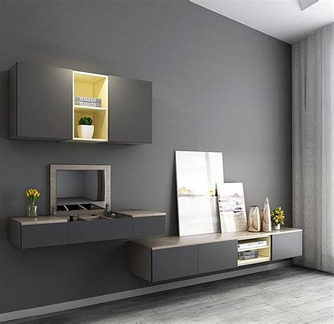 Outdoor tv ve ateş ölçer kiosk ürünlerimiz. China Bedroom TV Cabinet Set Modern Contracted Wall ...