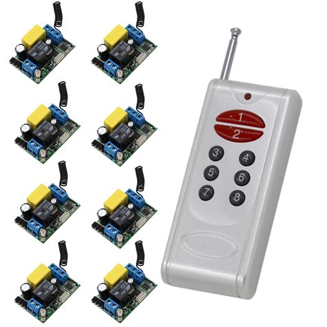 220v 1ch Radio Wireless Remote Control Switch Light Lamp Led On Off 8