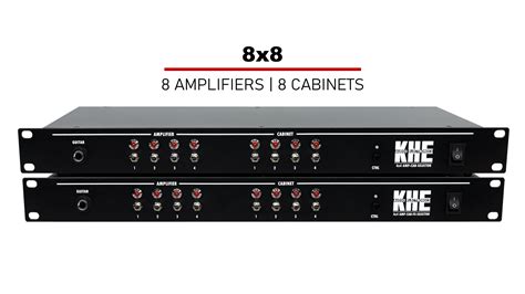 8x8 Bundle 2 Acs4x4 Acs4x4 — Khe Audio Amp Cab Switchers