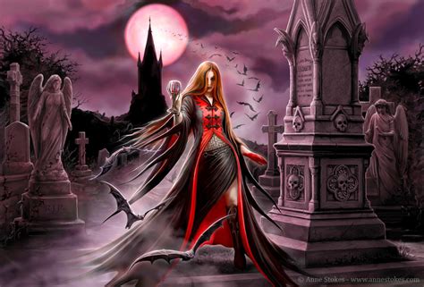 vampire in gothic cemetery on full moon night wallpaper and background image 1452x984 id