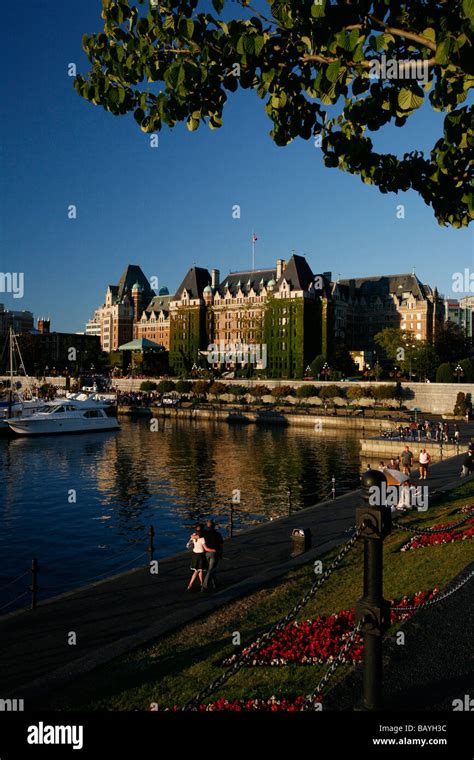 The Fairmont Empress Hotel In Victorias Inner Harbour Victoria