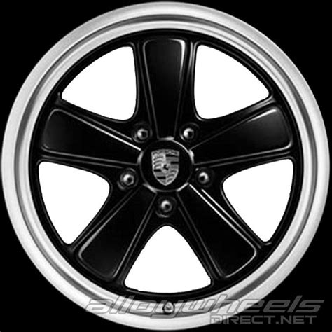 19 Porsche Sport Classic Wheels In Two Tone Blacksilver Alloy