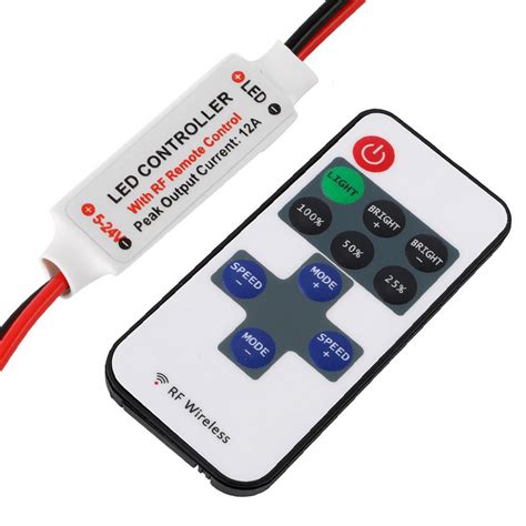 1pc Mini Rf Wireless Led Remote Controller Led Dimmer Controller For