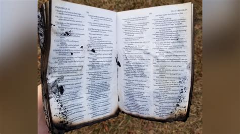 Womans Bible Survives Devastating House Fire The Day After Christmas