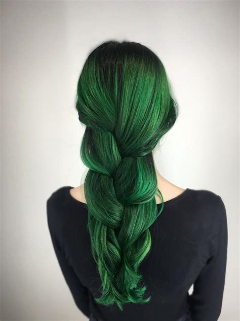 Emerald Green Hair Green Hair Dye Green Hair Colors Dye My Hair New
