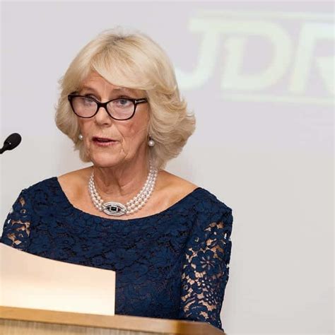 Download Queen Camilla Delivering Speech At Jdrf Event Wallpaper