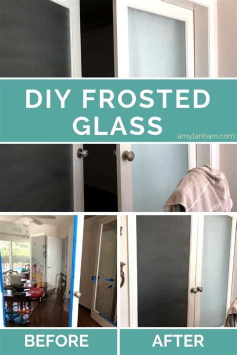 How To Frost Glass Windows Diy Glass Designs