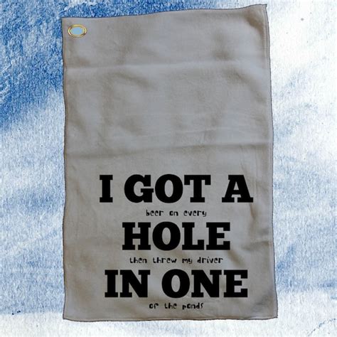Funny Golf Towel Etsy