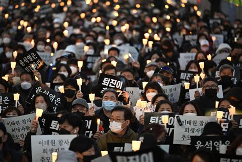 Seoul Crowd Crush Thousands Attend Vigil As Anger Grows In South Korea The Irish Times