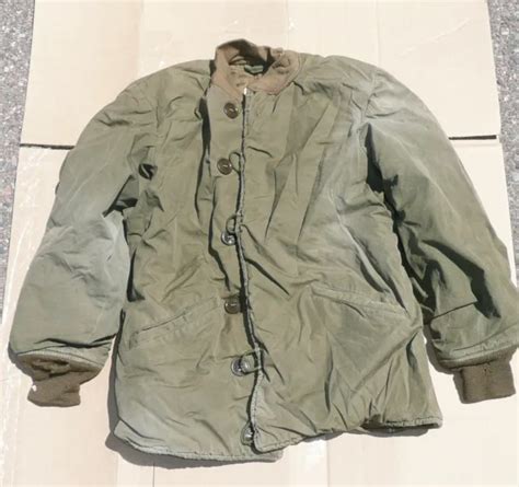 Vintage Us Army M1943 Lined Field Jacket Pile 38l Original Gi Free