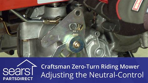 How To Adjust A Craftsman Zero Turn Riding Mower Neutral Control Youtube