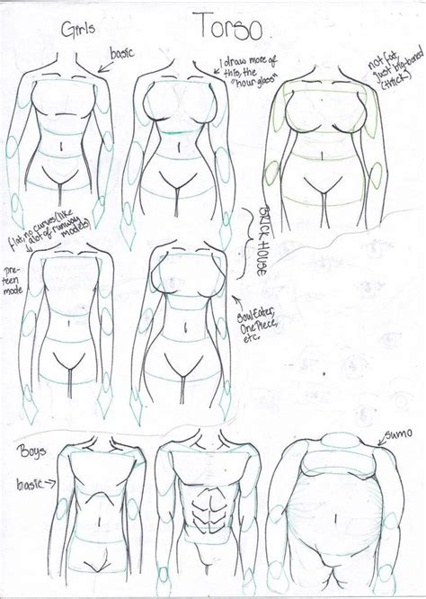 20 How To Draw Body Shapes Step By Step Harunmudak