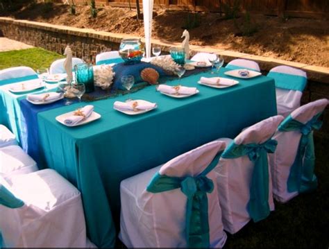 It has an underwater theme, with little clay starfish thank you. Under The Sea Party - Oh My Creative