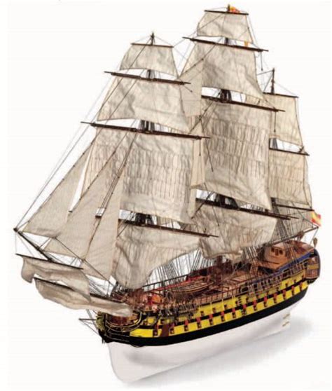 Occre San Ildefonso 170 Scale Wood And Metal Large Model Ship Kit 15004