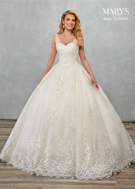 Bridal Ball Gowns Style Mb6074 In Ivory Or White Color