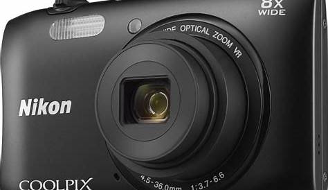 Nikon Coolpix S3600, must - Kompaktkaamerad - Photopoint