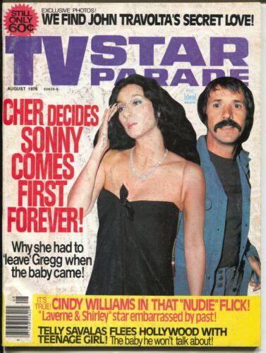 Tv Star Parade Sonny Cher Cindy Williams Nude Travolta Savalas Hot
