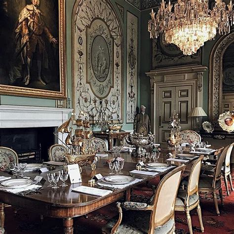 The Stunningly Beautiful State Dining Room As Set For A Formal Dinner