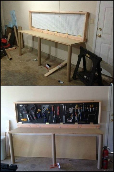 This Fold Up Workbench Is The Perfect Solution For A Space That Has To