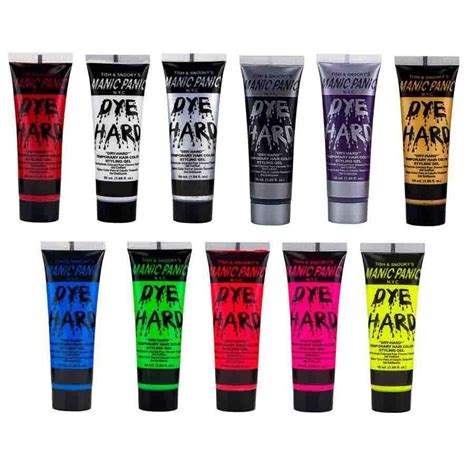 Manic Panic Hair Dye Hard Gel Temporary Colour In All ...
