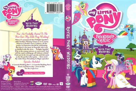 My Little Pony Friendship Is Magic Royal Pony Wedding Dvd Cover 2012 R1
