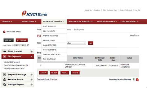 With imps, you can pay your credit card bills on the go, through your bank's mobile application. Payment Biller - Demo, Making a Bill Payment, Checking Bill Payment and Bill Registration Demo