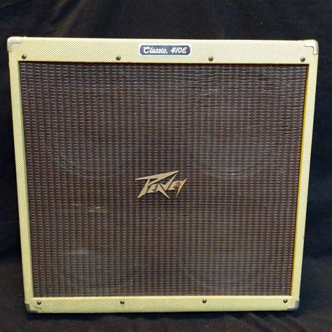 Maybe you would like to learn more about one of these? Peavey Classic 410E 400-Watt 4x10 Guitar Speaker Cabinet ...