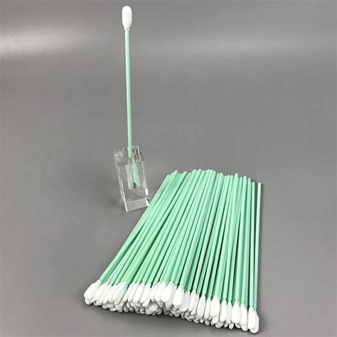 Tx Industrial Sponge Sterile Dacron Disposable Knit Polyester Swabs With Long Pp Handle