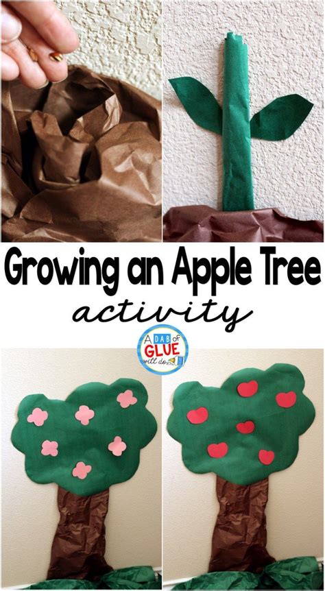 Growing An Apple Tree Apple Tree Activity Apple Activities Paper