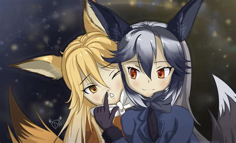 Ezo Red Fox And Silver Fox Kemono Friends By D3lxa On Deviantart