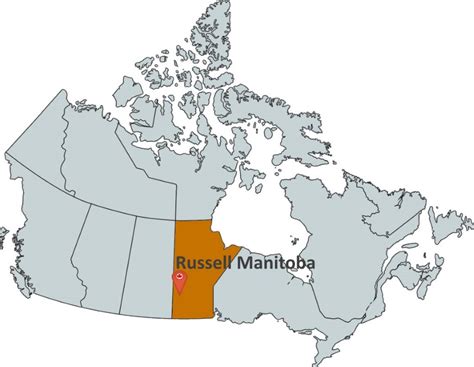 Where Is Russell Manitoba Maptrove