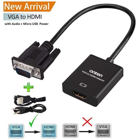 Vga input supports up to 1920x1080@60h 2.0 specifications 1. GLINK VGA TO HDMI ADAPTER | Shopee Philippines
